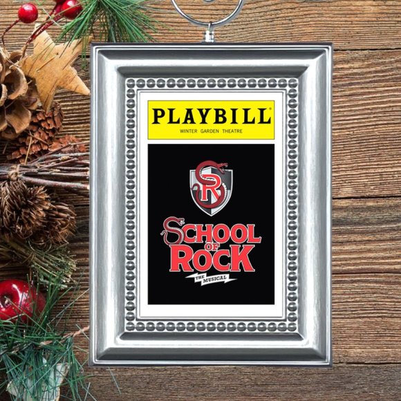 Other - School of Rock Broadway Musical Playbill Christmas Tree Ornament